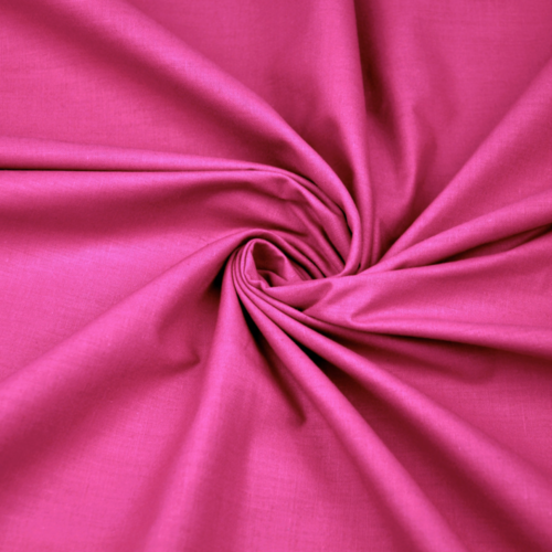 Tissu coton uni rose fuchsia 50x80 cm