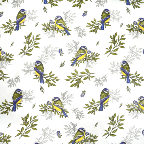 Tissu oiseaux  50x80 cm