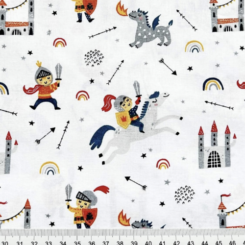 Tissu chevalier 50x80cm