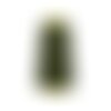 Mercerie - cône de fils polyester - 2700m - vert armée