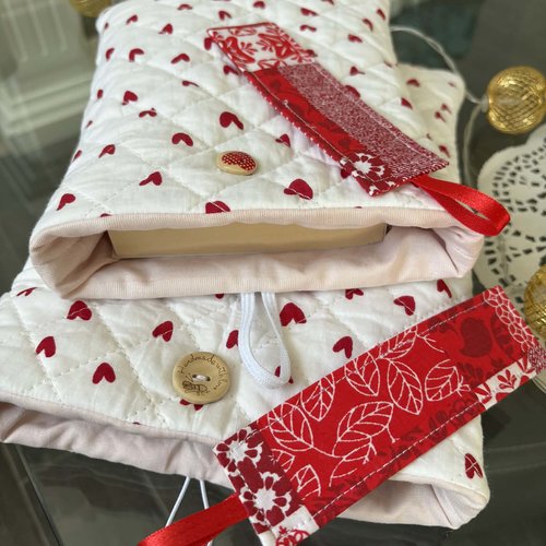 Pochette coeur rouge