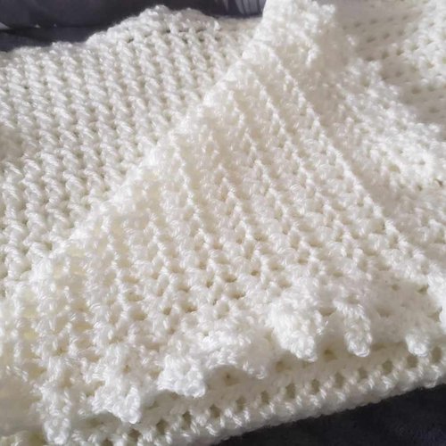 Couverture bébé au crocrhet