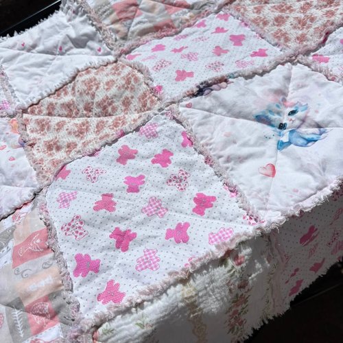 Couverture effet "chiffon"