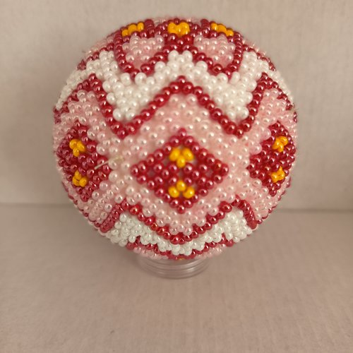 10 boules en tissage danois