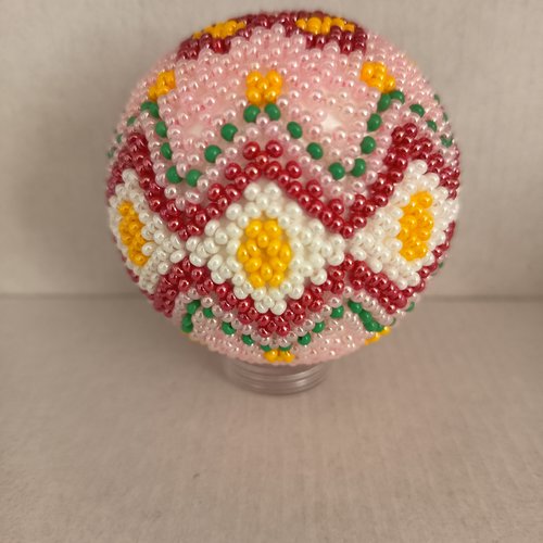 Explication pour realiser une boule en tissage danois