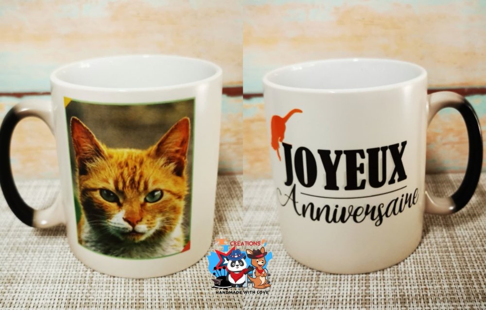 La tasse chats joyeux