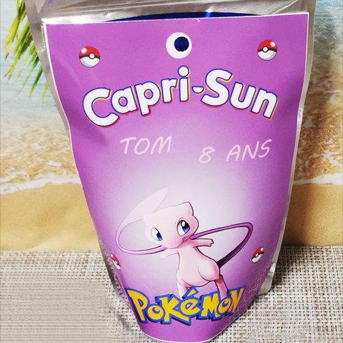 Capri sun personnalisés (à l'unité) - pokemon/mew