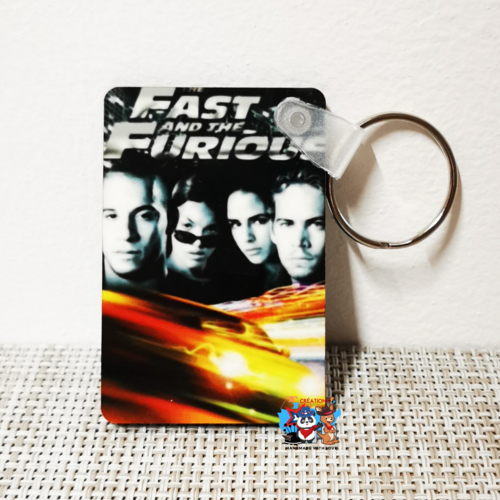 Porte-clés rectangulaire - fast and furious