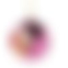 Boule de noël rose - photo