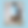Bouteille isotherme bleu clair - chat arc-en-ciel