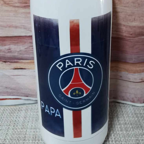Bouteille isotherme blanche - psg papa