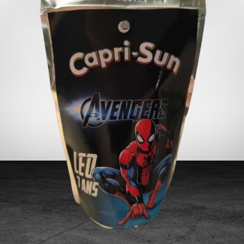 Capri sun personnalisés (à l'unité) - spiderman (avengers)