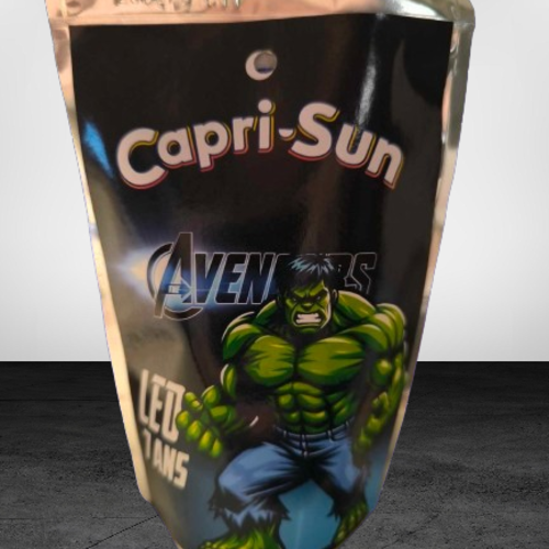 Capri sun personnalisés (à l'unité) - hulk (avengers)