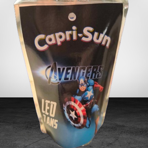 Capri sun personnalisés (à l'unité) - captain america (avengers)