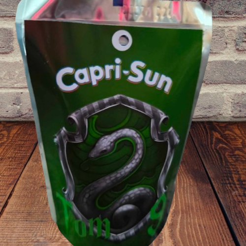 Capri sun personnalisés (à l'unité) - harry potter (serpentard)
