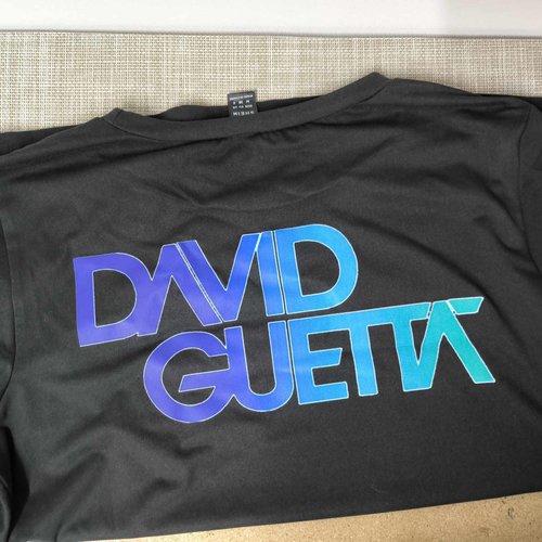 T-shirt adulte - david guetta bleu
