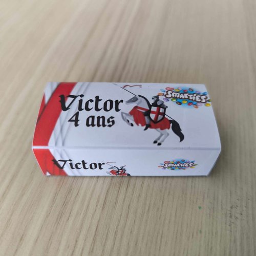 Smarties personnalisés à l'unité - chevalier