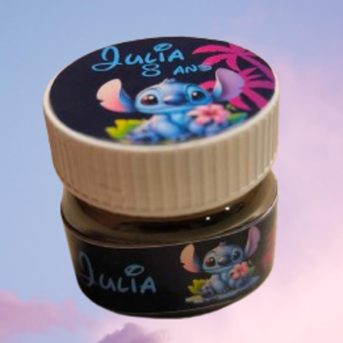 Mini pot nutella à l'unité - stitch