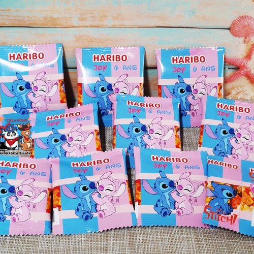 Haribo personnalisés (par lot de 10) - angel et stitch