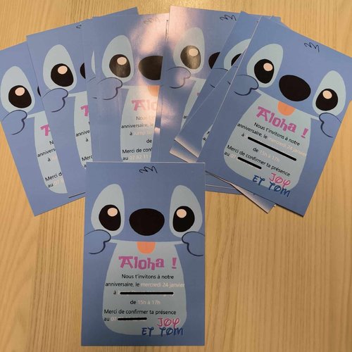 Cartons d'invitation - stitch