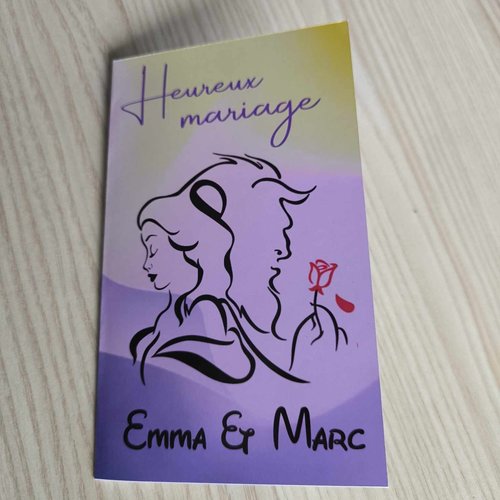 Cartons d'invitation/remerciements - mariage