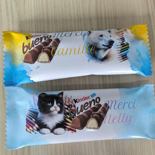 Kinder bueno (par lot de 10) - merci maîtresse