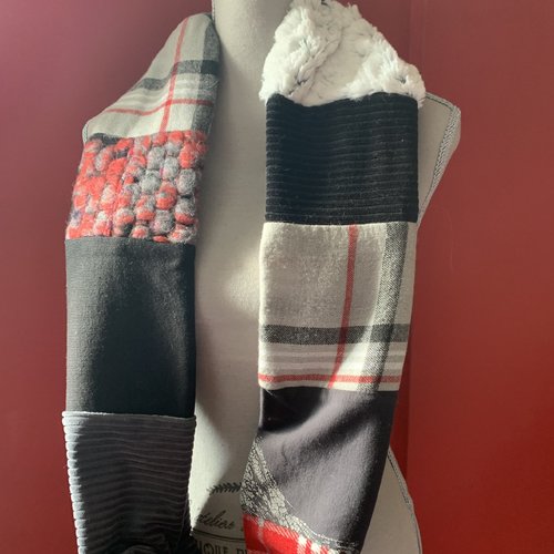 Snood façon patchwork