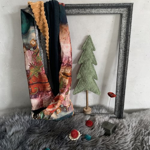 Snood trois matières