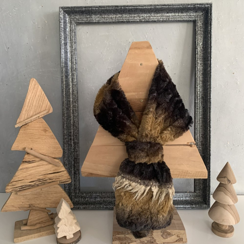 Echarpe fausse fourrure