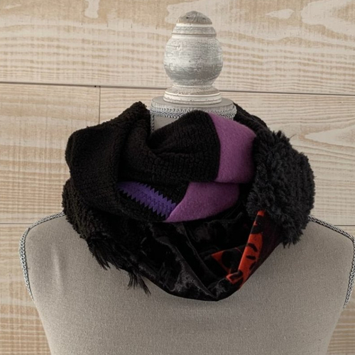 Snood façon patchwork