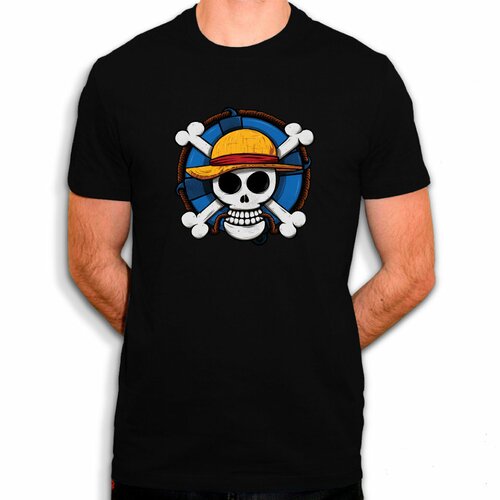 One piece pirate - t-shirt en coton bio - logo luffy