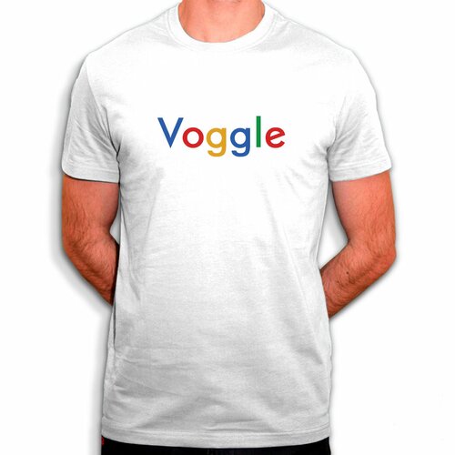Voggle - t-shirt en coton bio - parodie google
