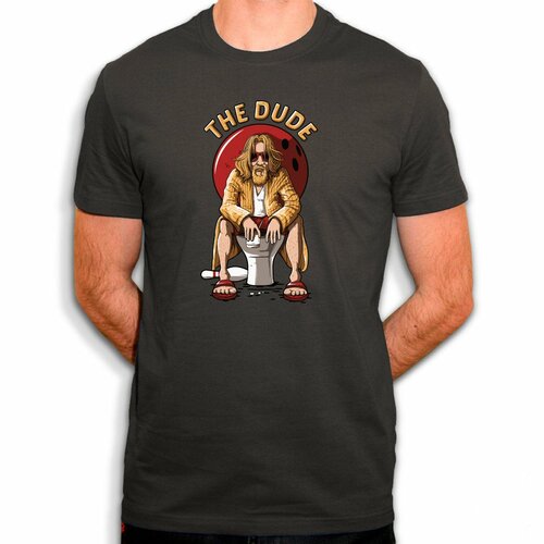 The dude - t-shirt en coton bio - parodie the big lebowski