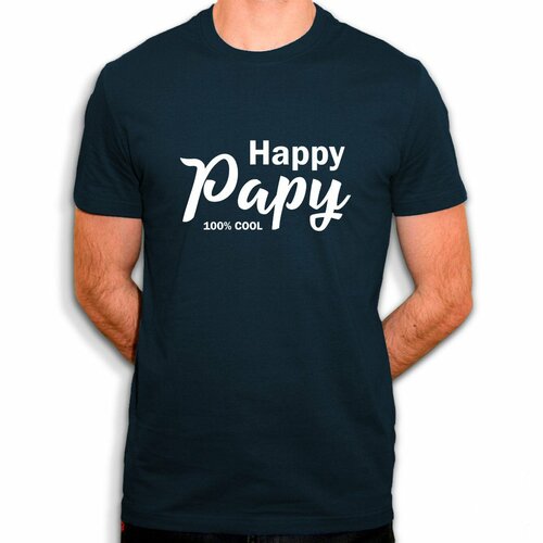Happy papy - t-shirt en coton bio – grand-père