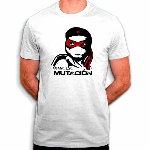 Viva la mutacion - t-shirt en coton bio - parodie tortues ninjas