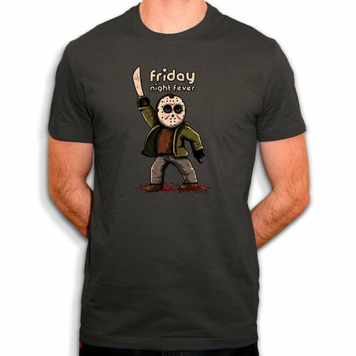 Friday night fever - t-shirt en coton bio - parodie jason