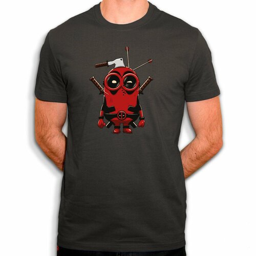 Deadpool minion - t-shirt en coton bio - parodie moi moche et méchant
