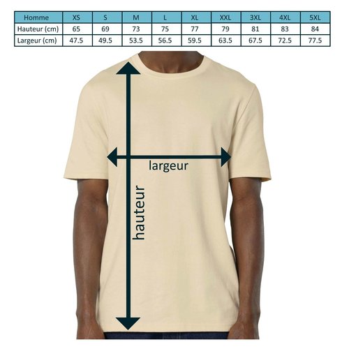 Chocolat - t-shirt en coton bio - addiction cacao