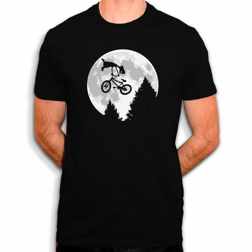 Et back flip - t-shirt en coton bio - vélo bmx au clair de lune