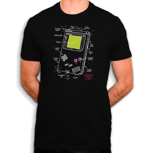Gameboy fanart - t-shirt en coton bio - gameboy plan de conception