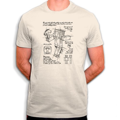 Minecraft fanart - t-shirt en coton bio