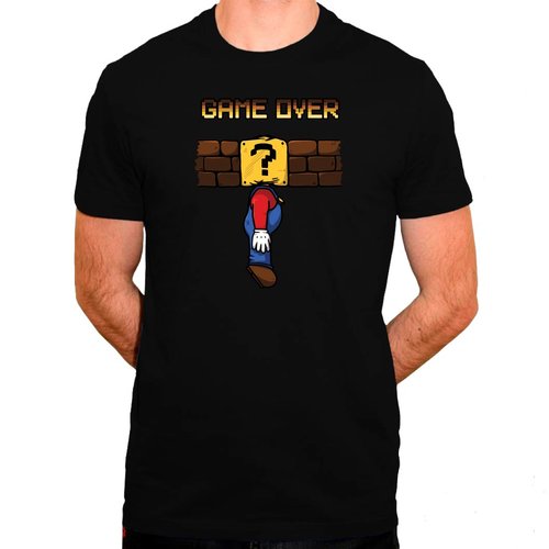Mario game over -  t-shirt en coton bio