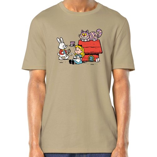 Alice peanuts - t-shirt en coton bio - alice aux pays des merveilles