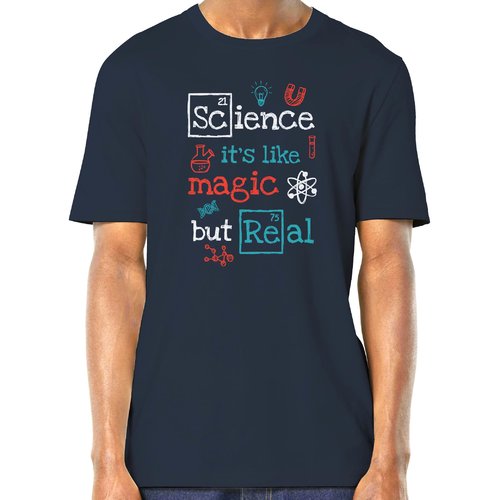 La science c'est magique - t-shirt en coton bio