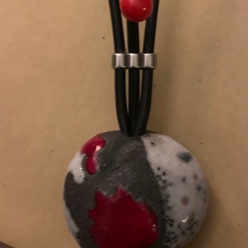Pendentif argile céramque