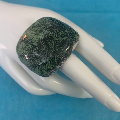 Bague polymère avec impression