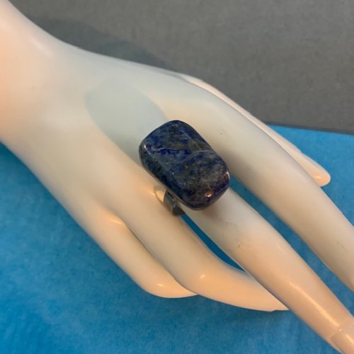 Bague en sodalite
