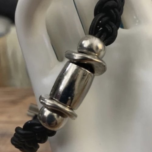 Bracelet en cuir tressé