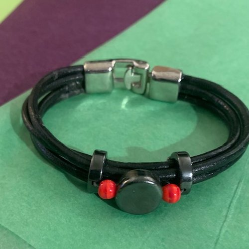 Bracelet en cuir