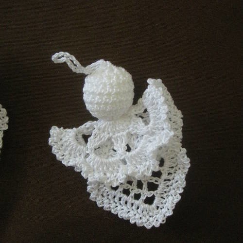 Lot de 3 petits anges au crochet fait main